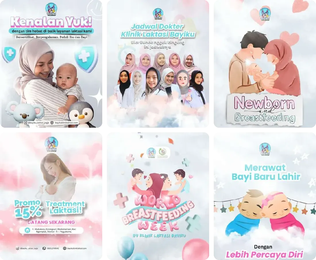 Feed Instagram Klinik Laktasi Bayiku Jogja
