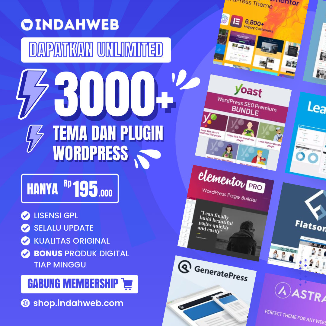 Poster Promosi IndahWeb
