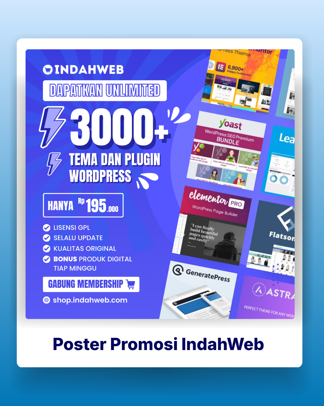 Portofolio-Poster Promosi IndahWeb